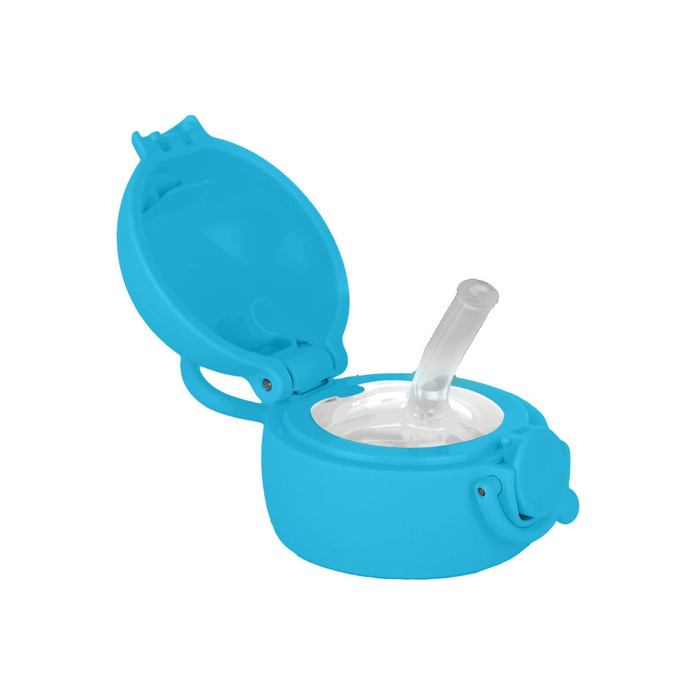 Estia Ανταλλακτικό Καπάκι-Καλαμάκι Παιδικό Θερμός 350ml Μπλε Cars