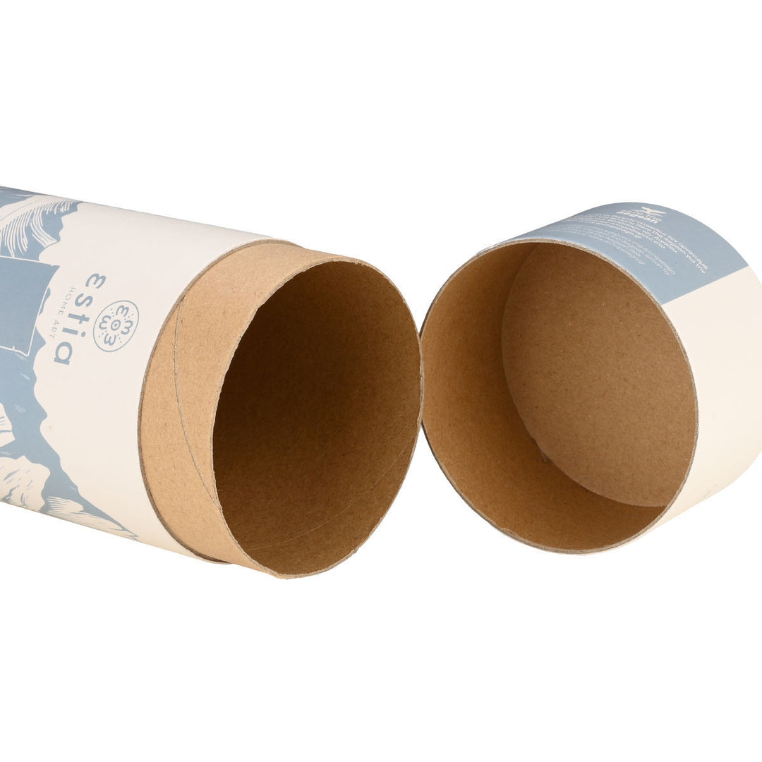 Estia Ποτήρι Θερμός  Save The Aegean 350ml Εκρού Με Βουνά Alpine Essence Travel Mug