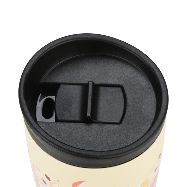 Estia Ποτήρι Θερμός  Save The Aegean 350ml Εκρού Με Λουλούδια Spring Sonata Travel Mug