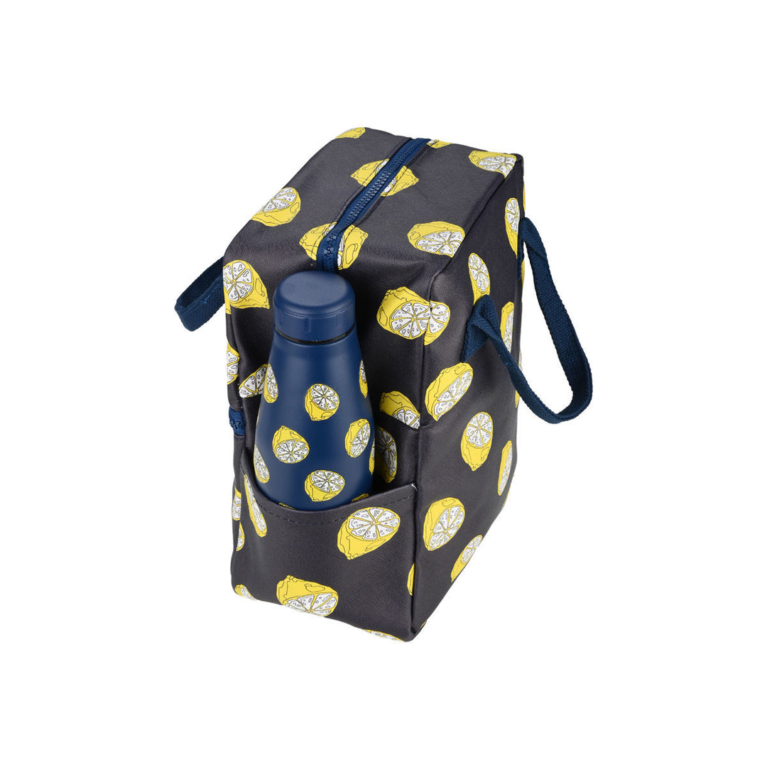 Τσάντα Φαγητού Ισοθερμική 7lt Estia Save The Aegean Μπλε Με Λεμόνια Citrus Infusion