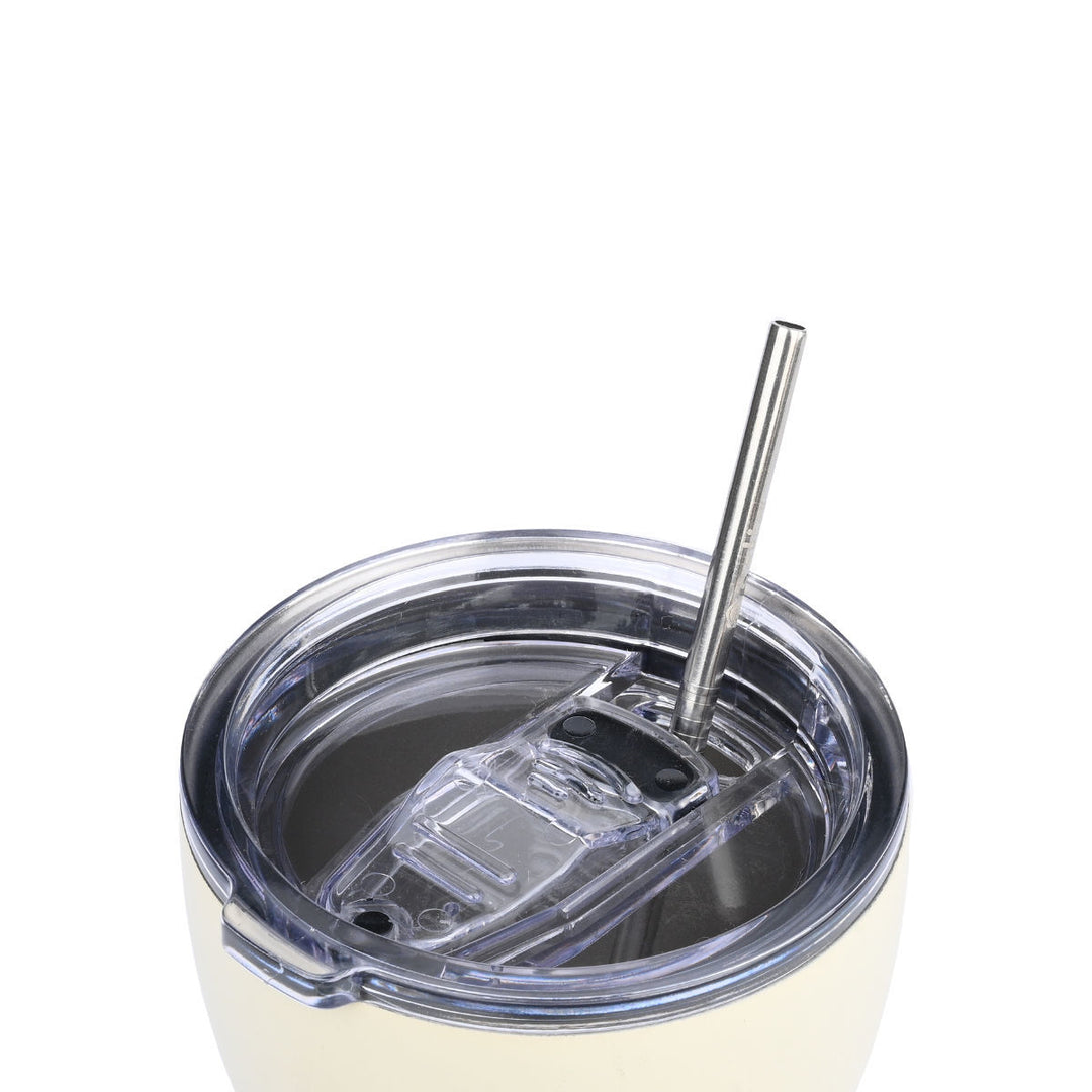 Estia Ποτήρι Θερμός Save The Aegean 350ml Εκρού Lilly White Coffee Mug