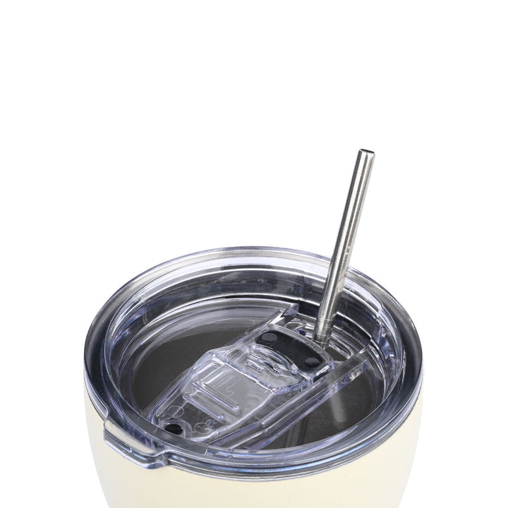 Estia Ποτήρι Θερμός Save The Aegean 350ml Εκρού Lilly White Coffee Mug