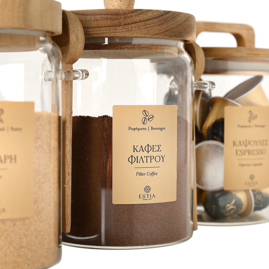 Ετικέτες Για Δοχεία Αποθήκευσης Φαγητού 36τμχ Πορτοκαλί Estia