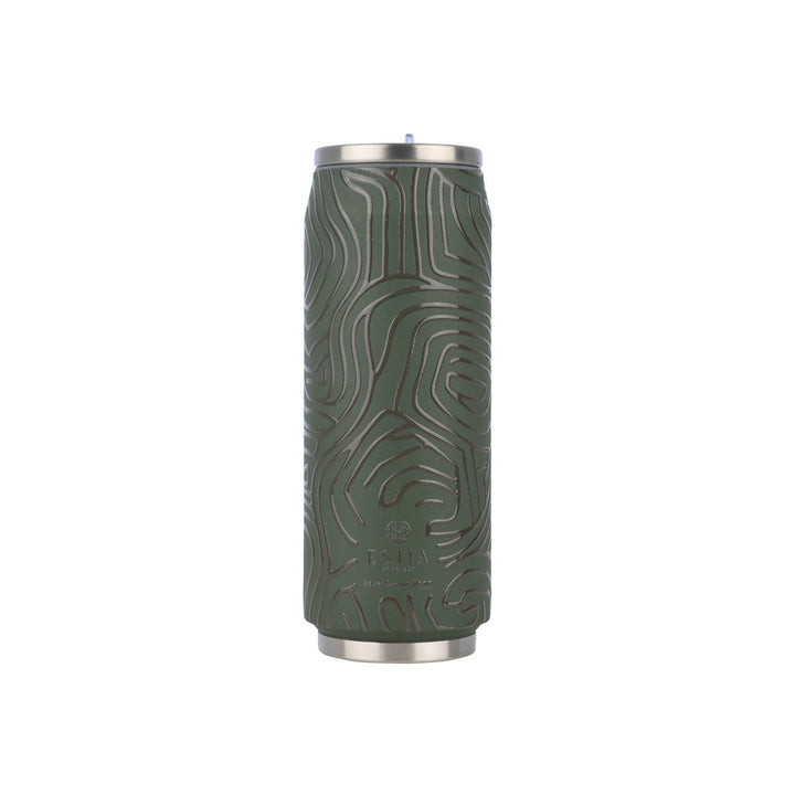 Estia Ποτήρι Θερμός Με Καλαμάκι Save The Aegean 500ml Λαδί Olive Flow