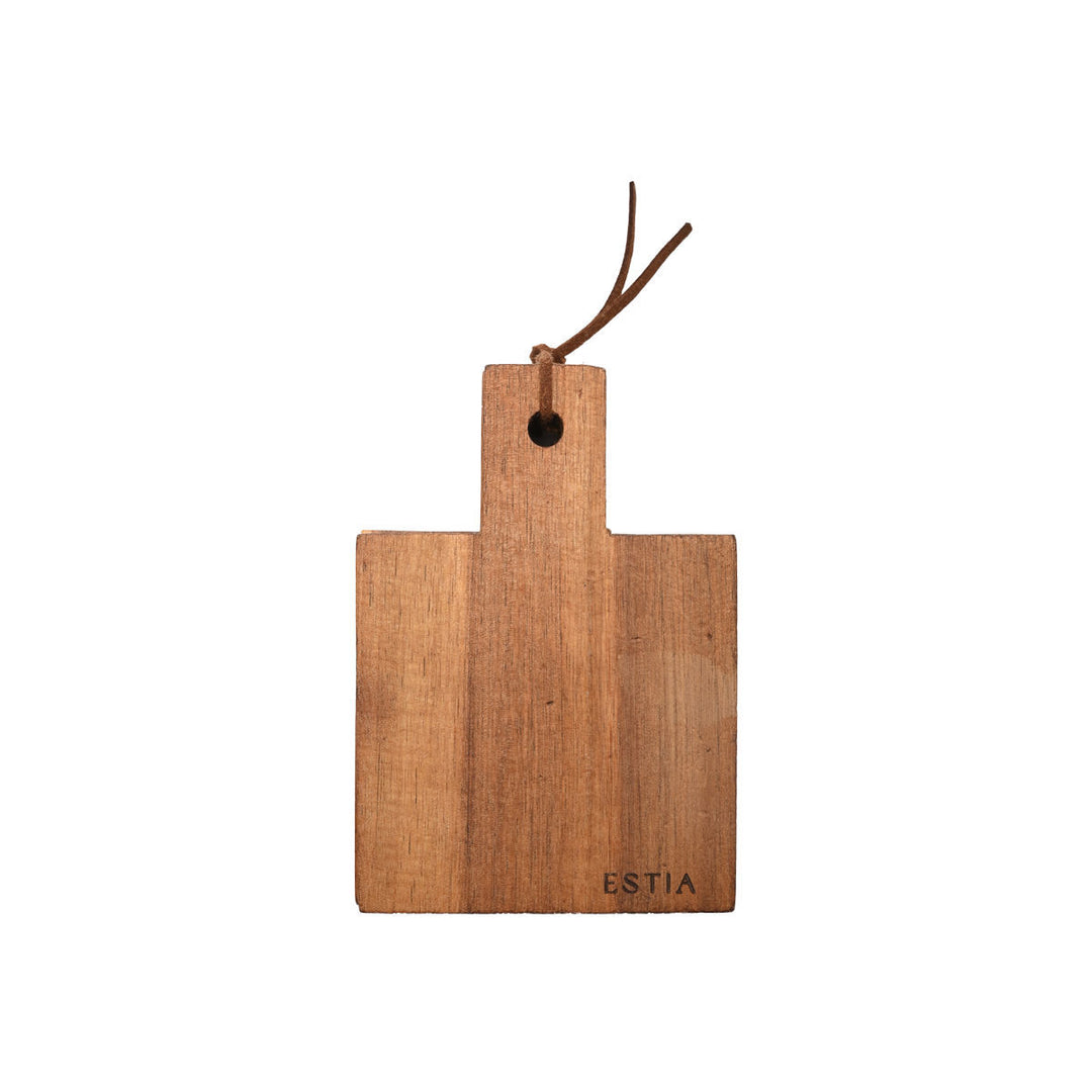 Σουβέρ Ξύλινα Σετ 4τμχ 14x10x1cm Allure Estia