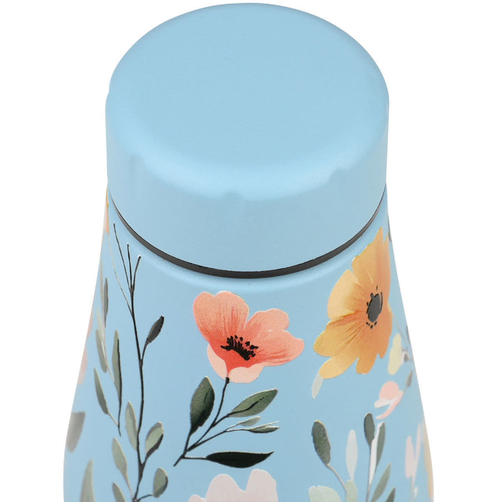 Estia Μπουκάλι Θερμός Save The Aegean 500ml Γαλάζιο Φλοράλ Sky Garden