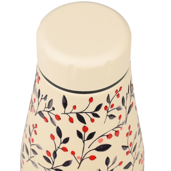 Estia Μπουκάλι Θερμός Save The Aegean 500ml Μπεζ Φλοράλ Bloom Beige