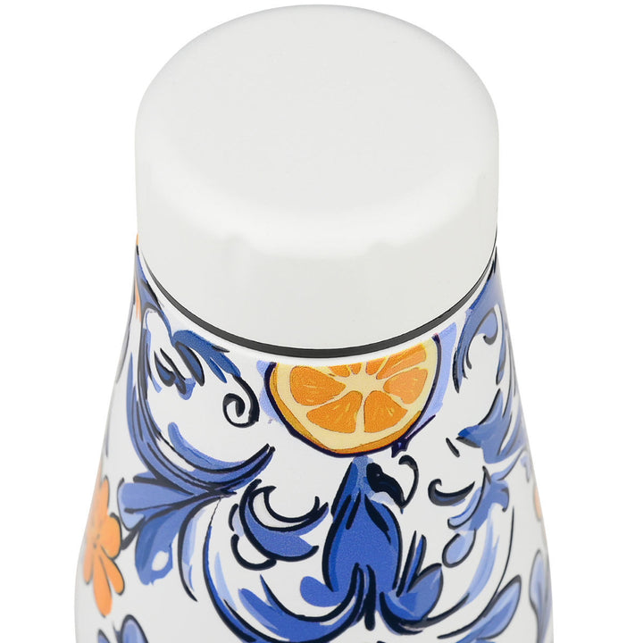 Estia Μπουκάλι Θερμός Save The Aegean 500ml Μπλε-Κίτρινο Amalfi Coast