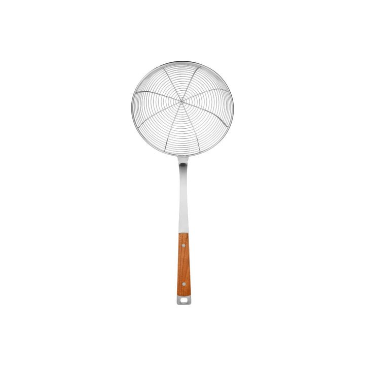 Σουρωτήρι Κατσαρόλας Ανοξείδωτο 44cm Με Ξύλινη Λαβή Allure Estia