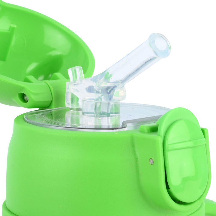 Estia Θερμός Παιδικό Με Λαβές Και Καλαμάκι 300ml Πράσινο Jungle Kick