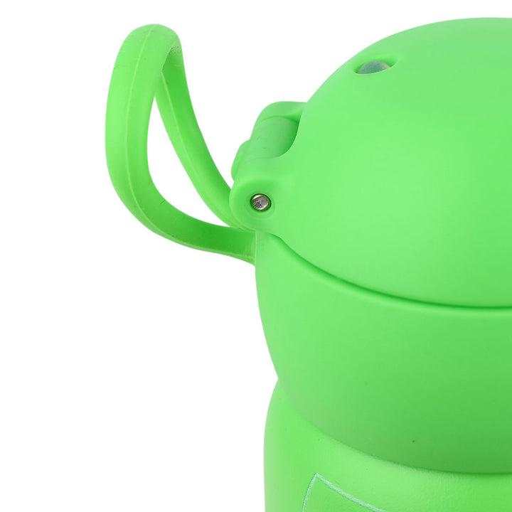 Estia Θερμός Παιδικό Με Καλαμάκι 350ml Πράσινο Jungle Kick