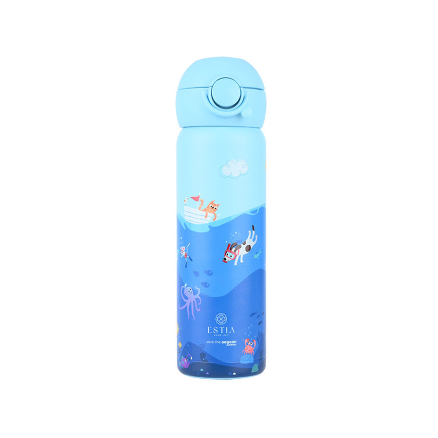 Estia Θερμός Παιδικό 500ml Μπλε Ocean Play