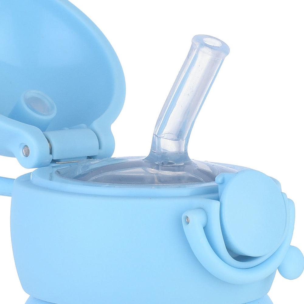 Estia Θερμός Παιδικό Με Καλαμάκι 500ml Μπλε Ocean Play