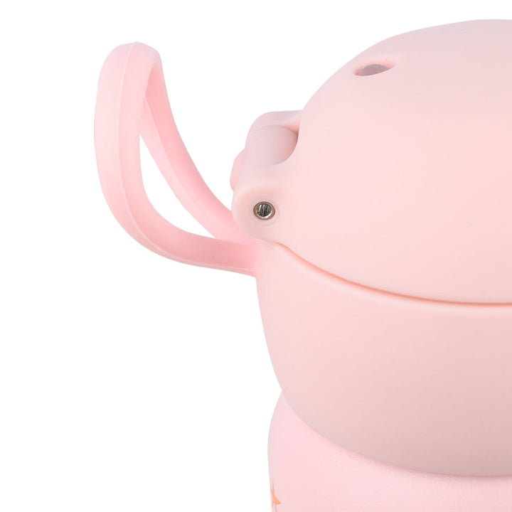 Estia Θερμός Παιδικό Με Καλαμάκι 500ml Ροζ Wild Stunts