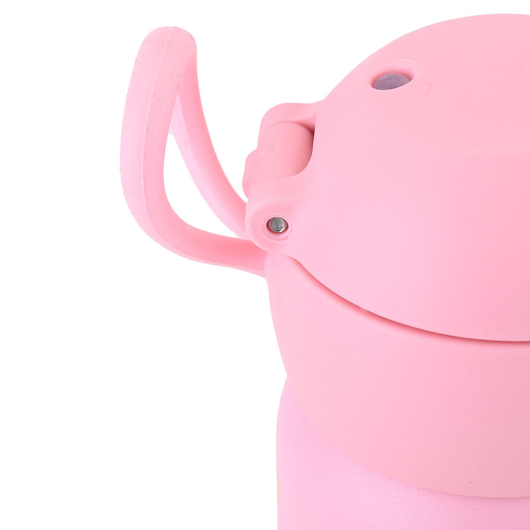 Estia Θερμός Παιδικό Με Λαβές Και Καλαμάκι 350ml Ροζ Rainbow Dreams