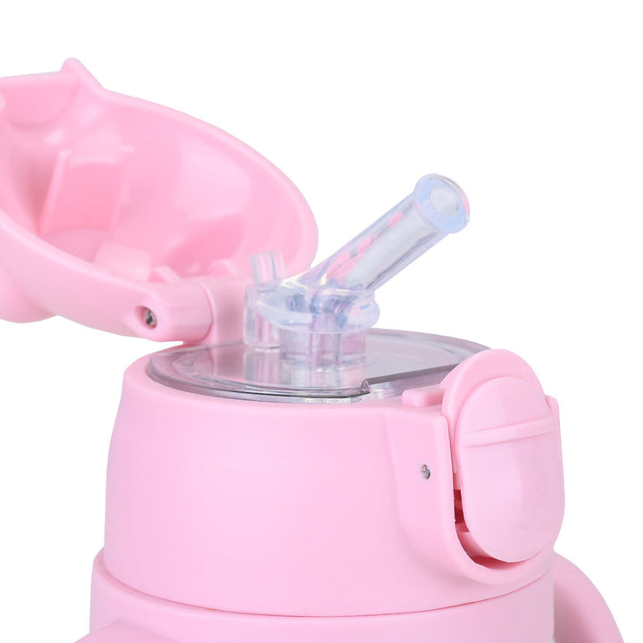 Estia Θερμός Παιδικό Με Λαβές Και Καλαμάκι 300ml Ροζ Με Ουράνιο Τόξο & Unicorns Rainbow Dreams