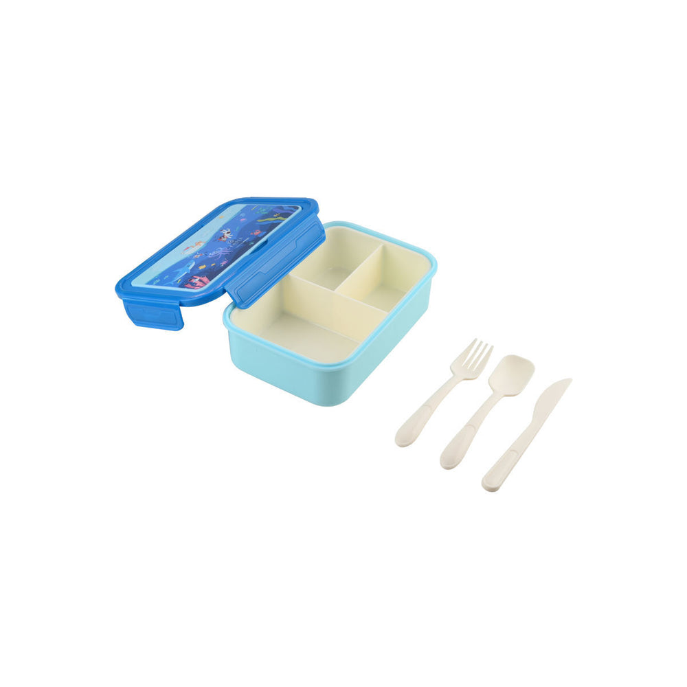 Τάπερ Estia Παιδικό 3 Θέσεων 1400ml Μπλε Ocean Play