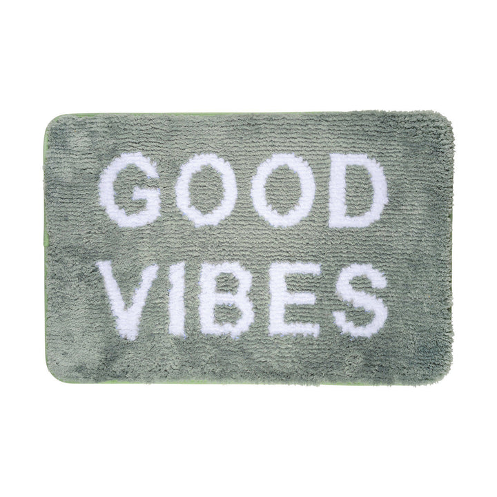 Πατάκι Μπάνιου Από Μικροϊνες Μέντα 40x60cm Good Vibes Estia