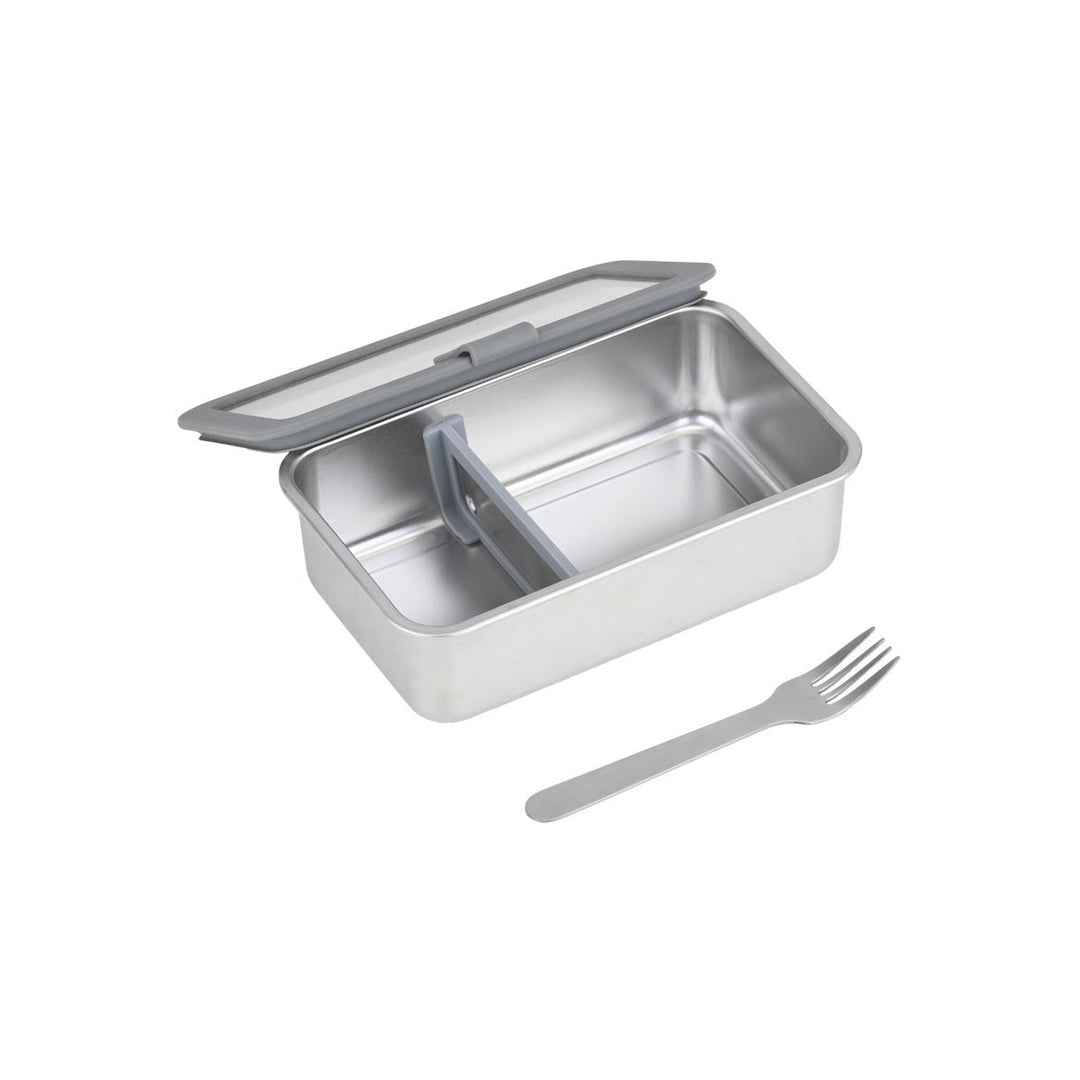 Estia Φαγητοδοχείο Ανοξείδωτο Με Γυάλινο Καπάκι Και Πιρούνι 1.25lt