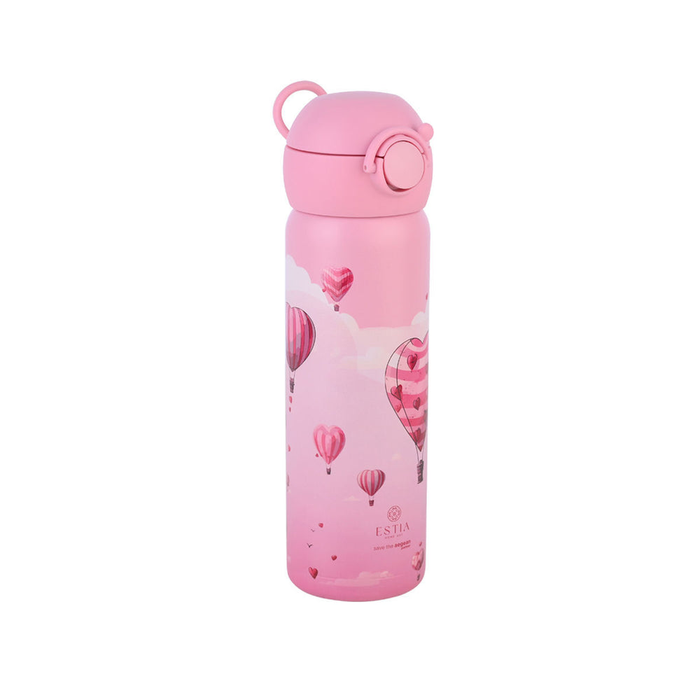 Estia Θερμός Παιδικό 500ml Ροζ Με Αερόστατο Love Ascend