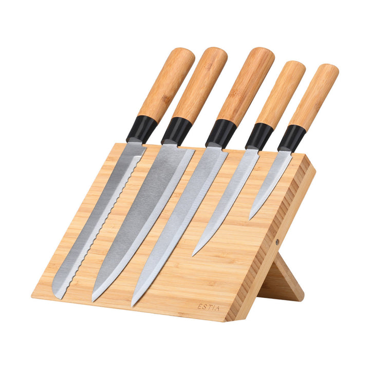 Βάση Για Μαχαίρια Με Μαγνήτη Ξύλινη Bamboo Essentials Estia