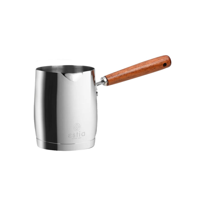 Μπρίκι Ανοξείδωτο Με Αντιθερμική Ξύλινη Λαβή Estia 223ml