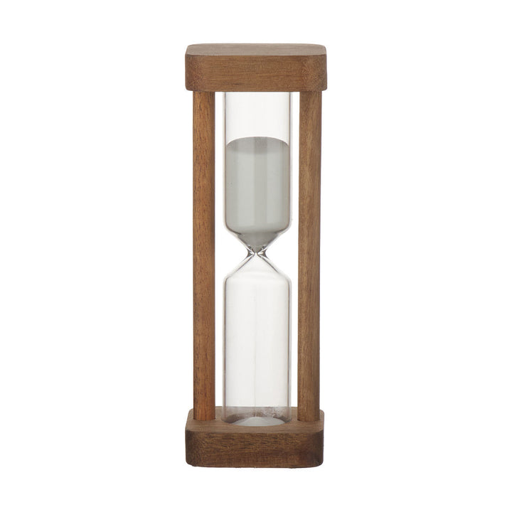 Κλεψύδρα 15 Λεπτών Γυάλινη Με Ξύλινο Πλαίσιο Allure Estia