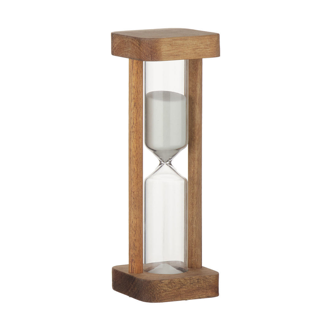 Κλεψύδρα 15 Λεπτών Γυάλινη Με Ξύλινο Πλαίσιο Allure Estia