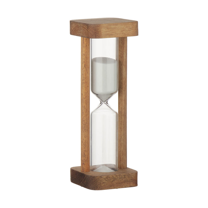 Κλεψύδρα 15 Λεπτών Γυάλινη Με Ξύλινο Πλαίσιο Allure Estia