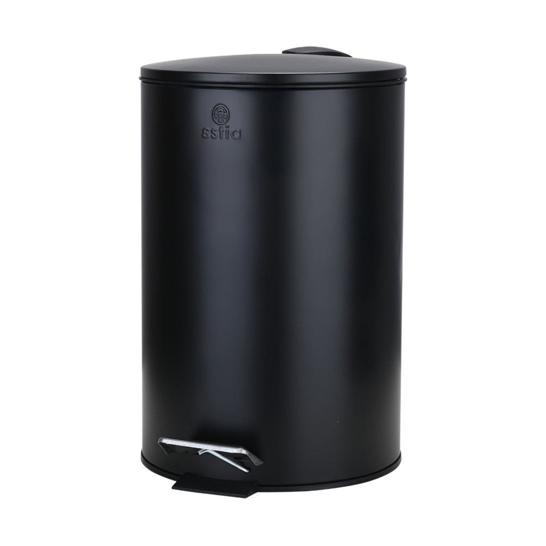 Καλάθι Μπάνιου Ματ Μαύρο Μεταλλικό 12lt Estia