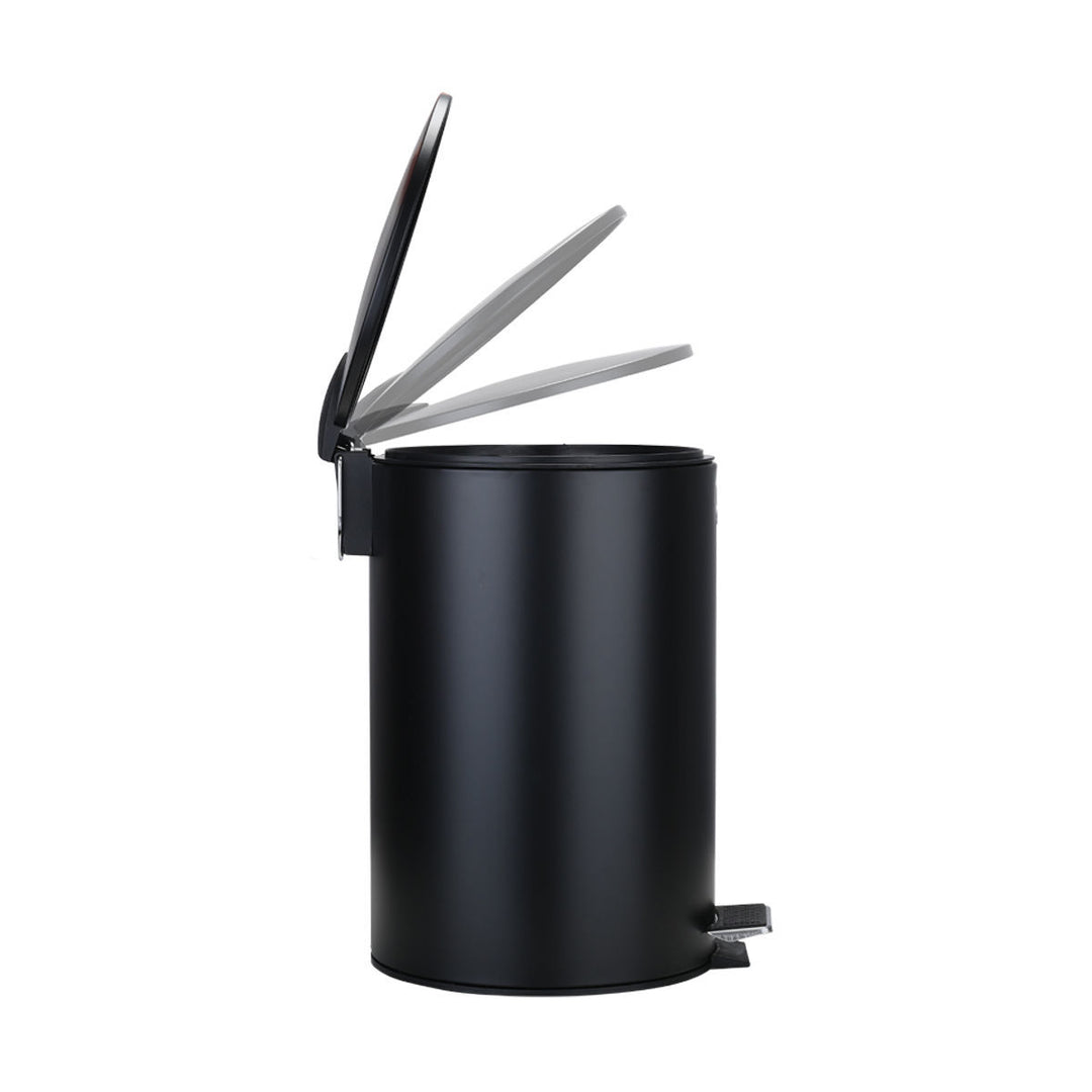 Καλάθι Μπάνιου Ματ Μαύρο Μεταλλικό 12lt Estia