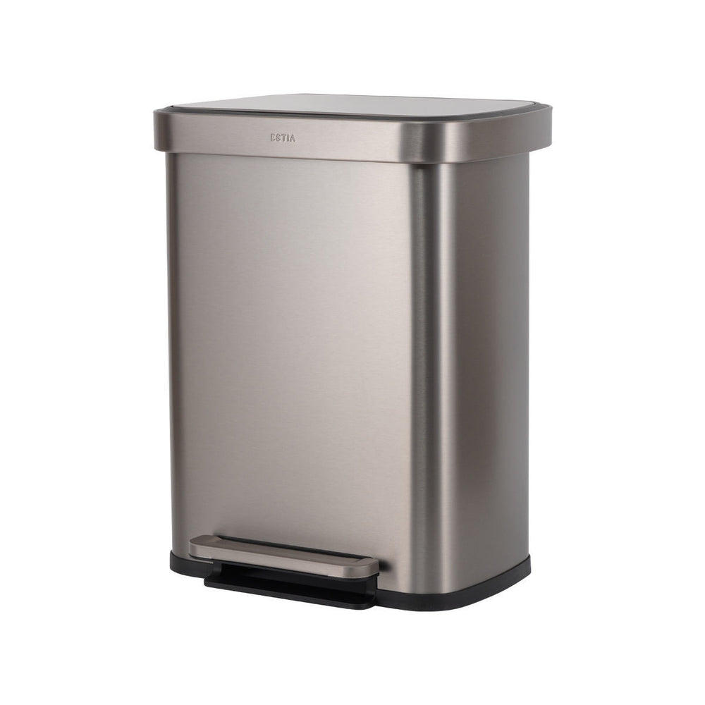 Κάδος Απορριμάτων Κουζίνας Ανοξείδωτος Ίνοξ 50lt Estia