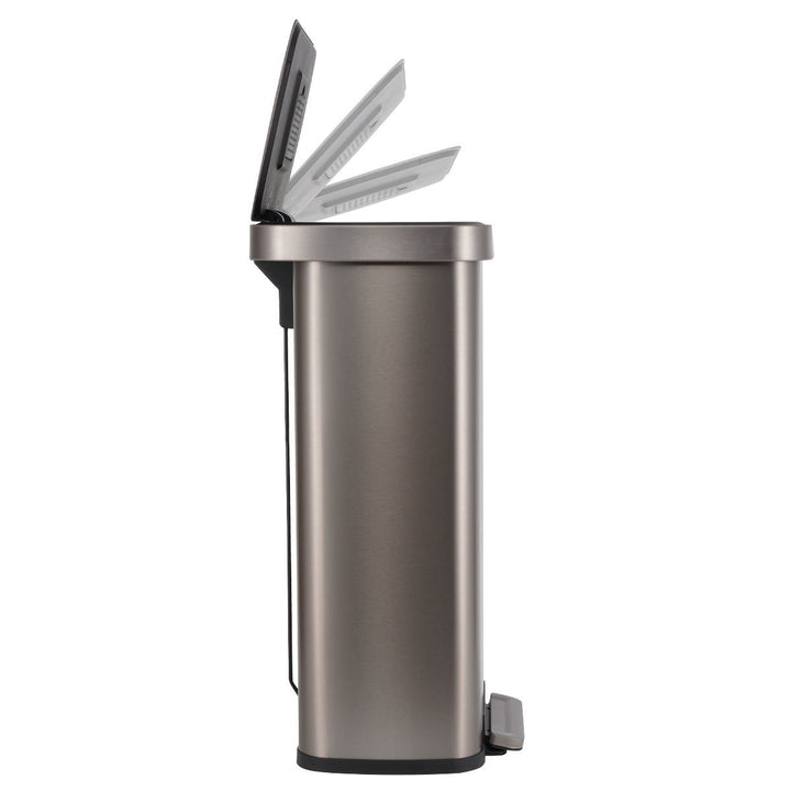 Κάδος Απορριμάτων Κουζίνας Ανοξείδωτος Ίνοξ 70lt Estia