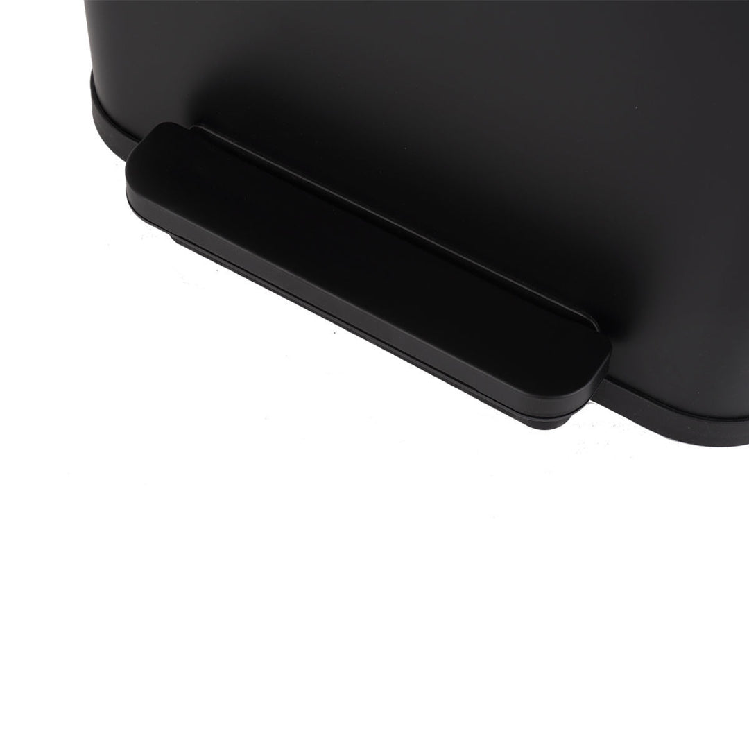 Κάδος Απορριμάτων Κουζίνας Ανοξείδωτος Μαύρος 50lt Estia