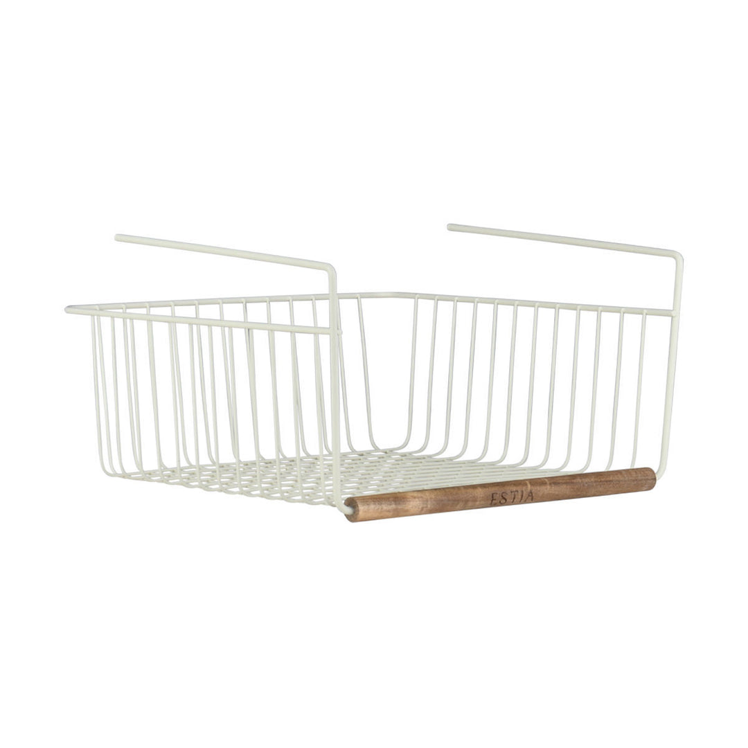 Καλάθι Οργάνωσης Ντουλαπιού 30x28 Λευκό Allure Estia