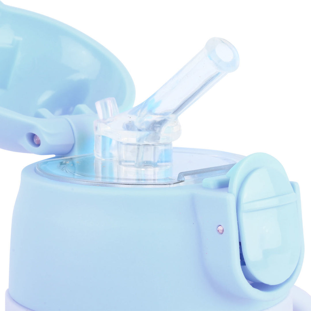 Estia Θερμός Παιδικό Με Λαβές Και Καλαμάκι 300ml Μπλε Και Σχέδιο Πειρατή Treasure Quest