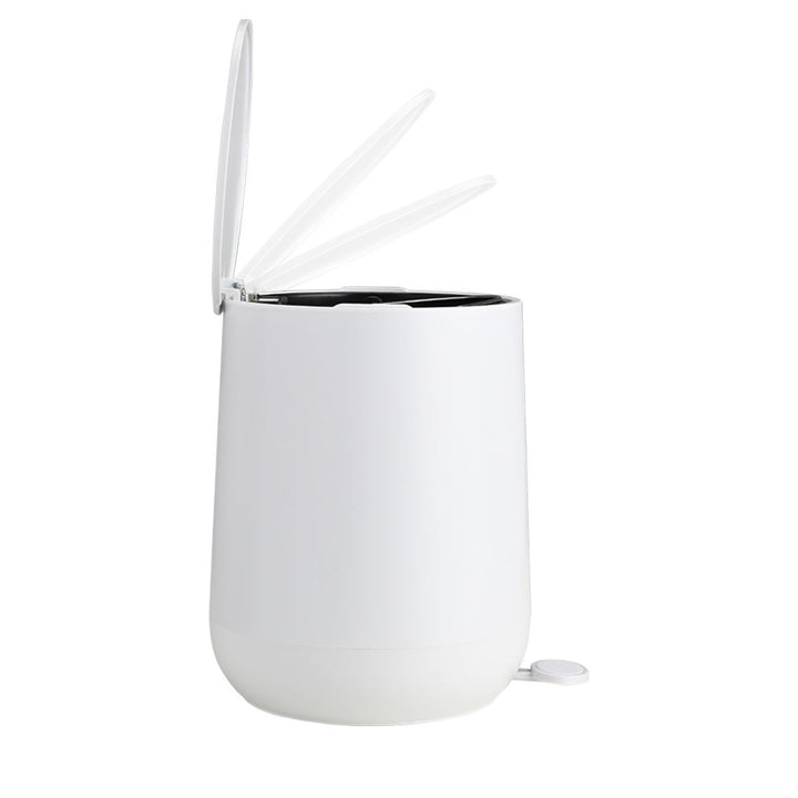 Καλάθι Μπάνιου Λευκό Πλαστικό Με Αντιολισθητική Βάση 5lt Estia