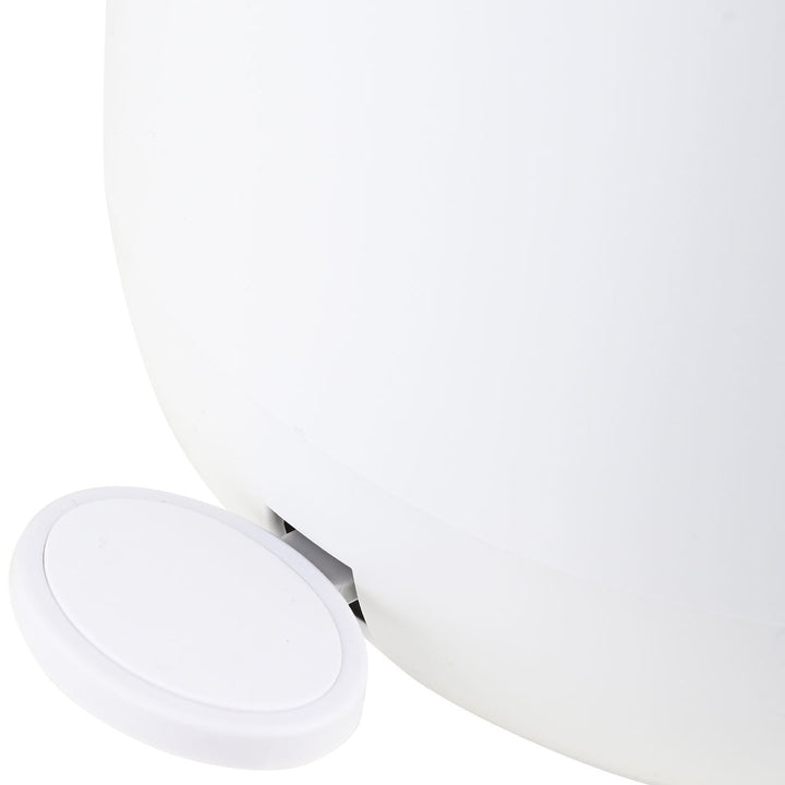 Καλάθι Μπάνιου Λευκό Πλαστικό Με Αντιολισθητική Βάση 5lt Estia