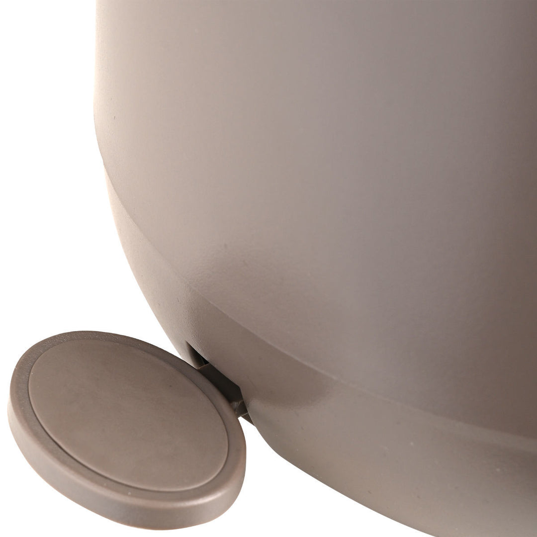 Καλάθι Μπάνιου Μόκα Πλαστικό Με Αντιολισθητική Βάση 5lt Estia