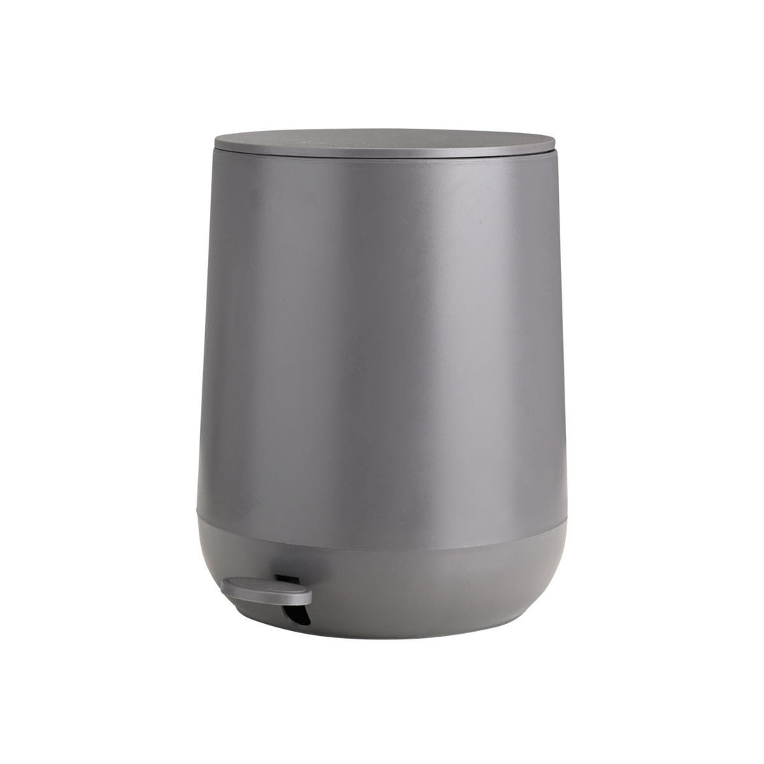 Καλάθι Μπάνιου Γκρι Πλαστικό Με Αντιολισθητική Βάση 5lt Estia