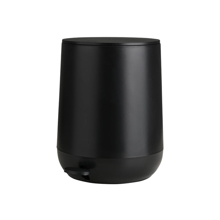 Καλάθι Μπάνιου Μαύρο Πλαστικό Με Αντιολισθητική Βάση 5lt Estia