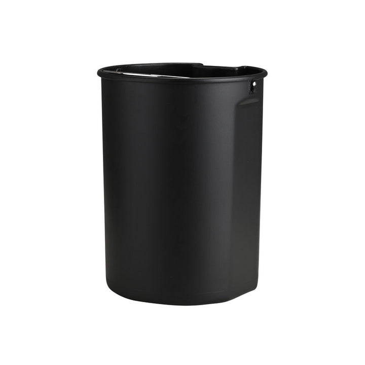 Καλάθι Μπάνιου Μαύρο Πλαστικό Με Αντιολισθητική Βάση 5lt Estia