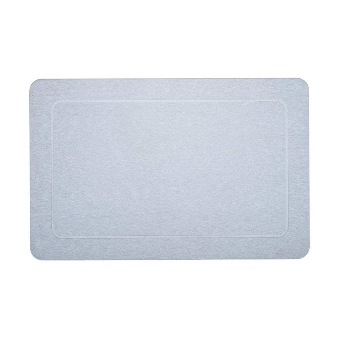 Πατάκι Μπάνιου Απορρόφησης Νερού Γκρι 39x60cm Διατομίτη Estia