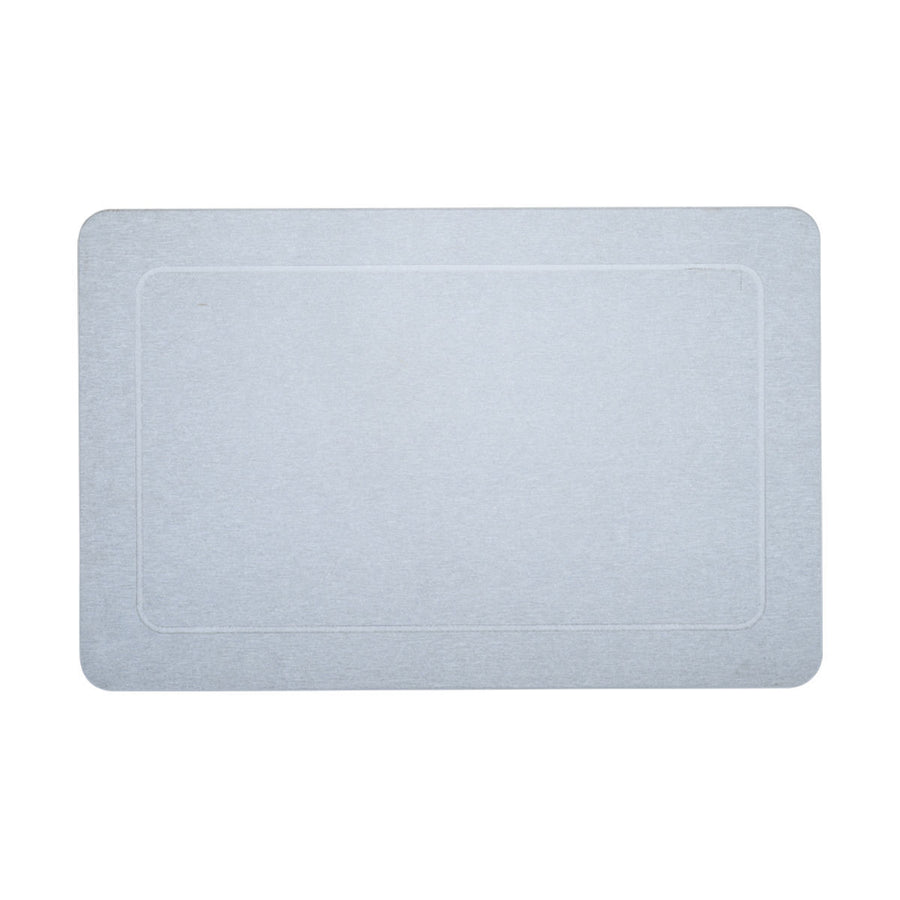 Πατάκι Μπάνιου Απορρόφησης Νερού Γκρι 39x60cm Διατομίτη Estia