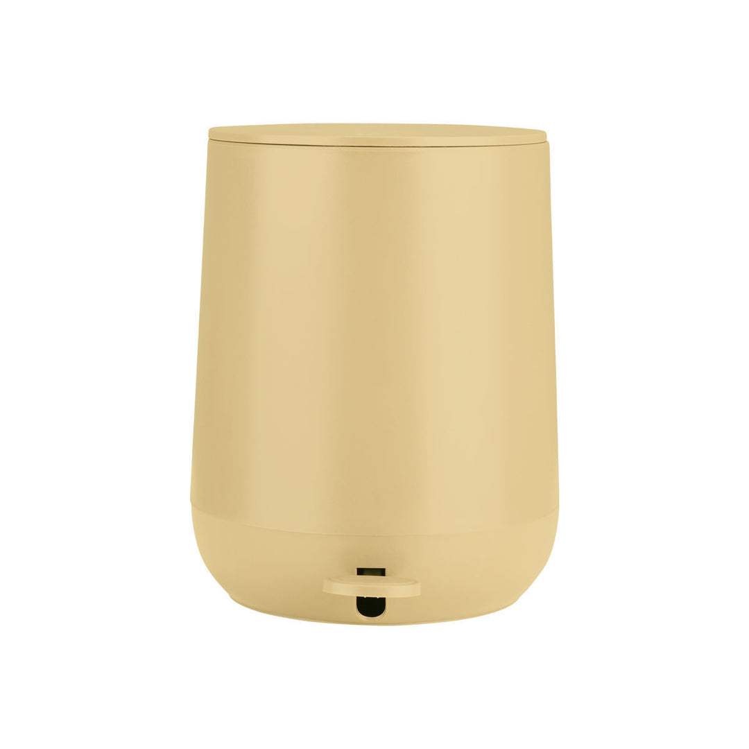 Καλάθι Μπάνιου Μπεζ-Κιτρινο Πλαστικό Με Αντιολισθητική Βάση 5lt Estia