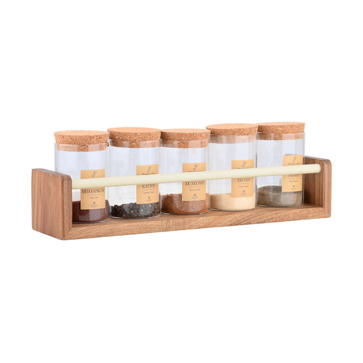 Ραφιέρα Κουζίνας Επιτοίχια Ξύλινη Allure Estia