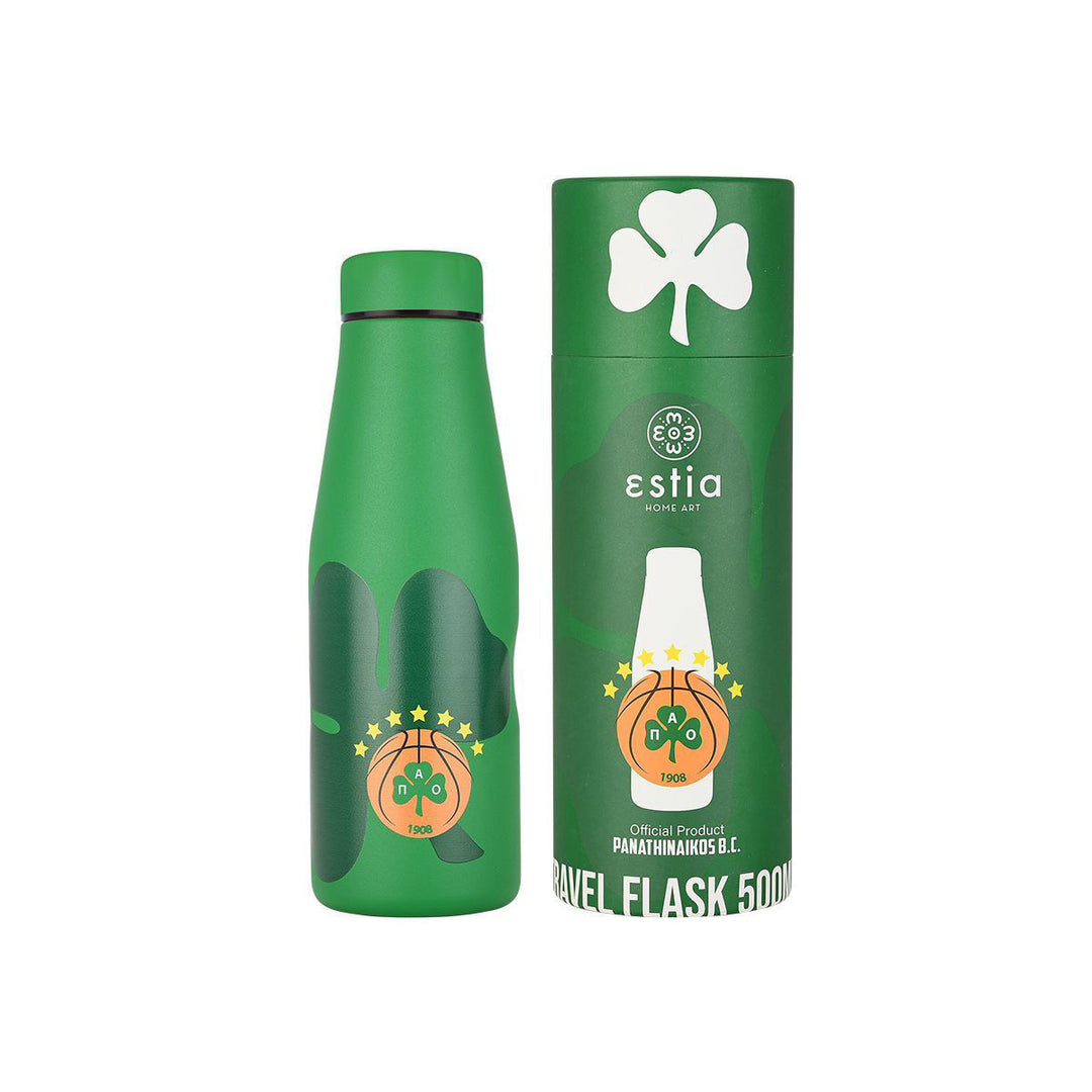 Estia Μπουκάλι Θερμός 500ml Πράσινο Παναθηναικός BC Edition Travel Flask