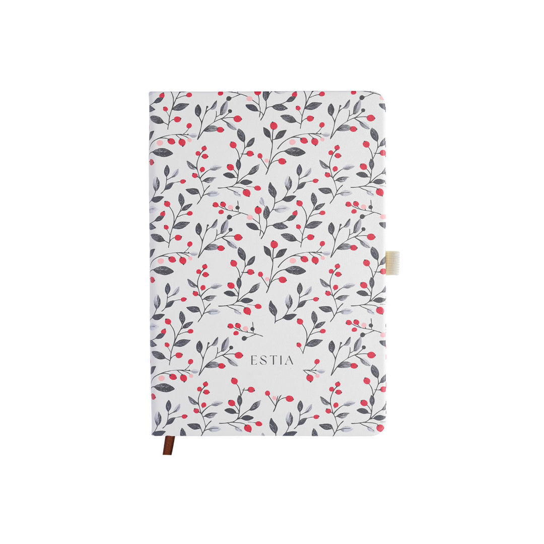 Estia Ημερήσιο Ημερολόγιο-Ατζέντα 2026 Εκρού Με Φλοράλ Σχέδιο Bloom Beige