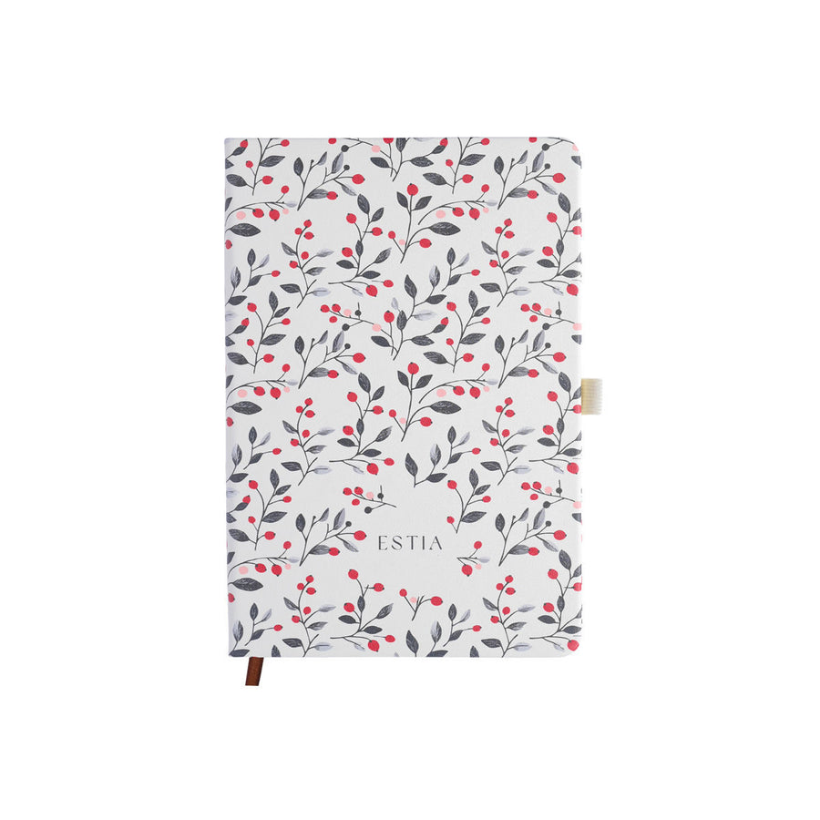 Estia Ημερήσιο Ημερολόγιο-Ατζέντα 2026 Εκρού Με Φλοράλ Σχέδιο Bloom Beige