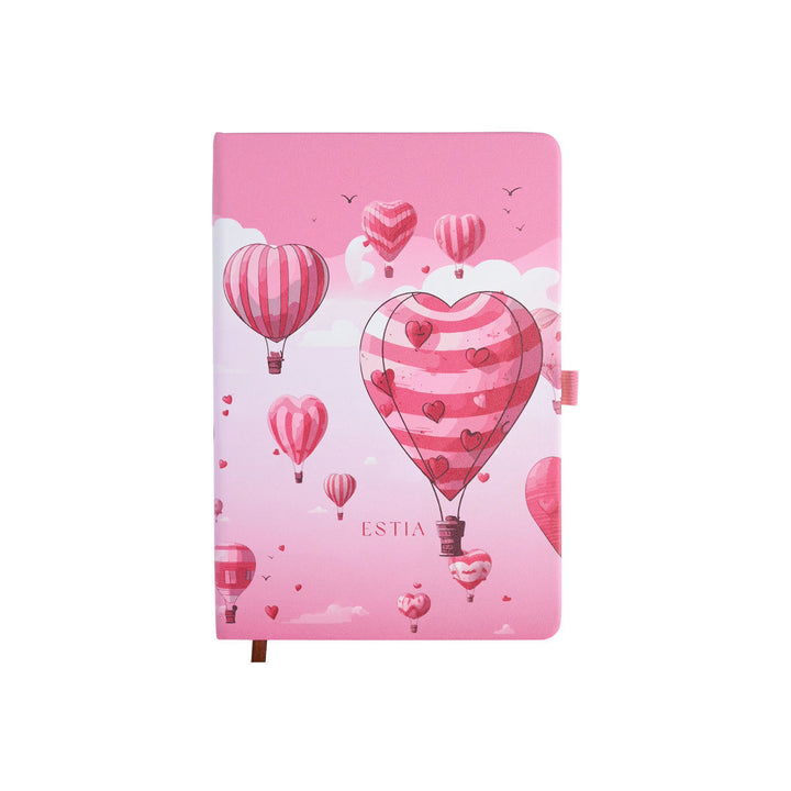 Estia Ημερήσιο Ημερολόγιο-Ατζέντα 2026 Ροζ Με Αερόστατα Love Ascend